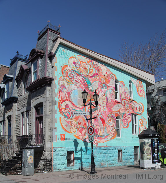 Painted Wall on Prince-Arthur
