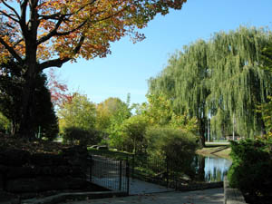 Le parc Beaubien dans Outremont par une belle journ�e d'automne
