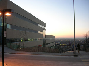 Vue du nouveau pavillon de l'�cole Polytechnique 