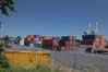 Containers in the Port of Montreal