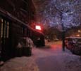 Rue Dante sous la neige