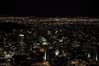 Vue aérienne du Centre-Ville la nuit