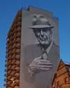 Murale en mémoire de Leonard Cohen