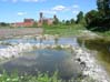 Paysage industriel en ruine