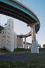 Sortie du pont