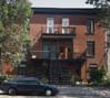Triplex, brick facade