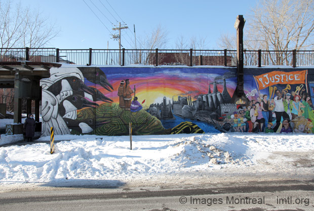 /Murale sur le viaduc