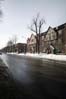 Boulevard Édouard-Montpetit en hiver