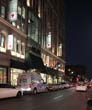 Sainte-Catherine Ouest de nuit